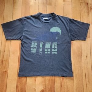 Anine Bing Georgie Tee in Night Crawler - XS